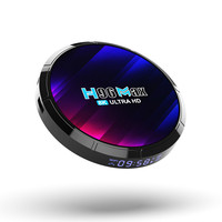 Htv-top Box 4K Reproductor Multimedia de Streaming para Brasil H8 Ip Tv Box Android Super Box Portugués Internet Tv Stick de Doble Banda