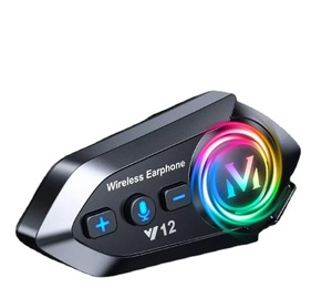 אוזניות אופנוע songheng עמיד בפני אוזניות תקשורת אלחוטית שמציעות מיקרופון <span class=keywords><strong>1</strong></span> אחריות לשנה - Product Image 1