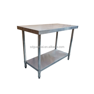 Établi en acier inoxydable Table de travail en inox Table de travail en acier inoxydable Grande vente de liquidation Équipement de cuisine - Product Image 3