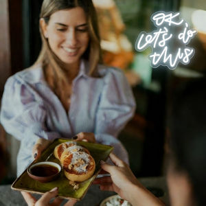 Letrero Luminoso <span class=keywords><strong>LED</strong></span> con la Frase '<span class=keywords><strong>OK</strong></span> Let's Do This' en Blanco Cálido, Escrito a Mano, para Decoración de Estudio, Gimnasio u Oficina, Luz Motivacional e Inspiradora - Product Image 4