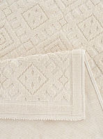 Tapis GOLDENMOON Wilton turc abstrait réversible lavable tissé moderne en polyester pour adulte, idéal pour la maison et la salle de bain, économique et de bonne qualité