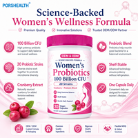 Complément Probiotique pour Femmes Formulation Personnalisée |   Plus de 30 options de variétés |   Fabricant OEM certifié GMP et HALAL