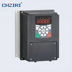 CHZIRI 워터 펌프 태양열 충전 주파수 컨트롤러 전기 3kw 380V AC 모터 속도 제어 vfd AC 드라이브 인버터