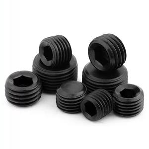 Tappo a Vite Esagonale Nero BSP NPT 1/4 3/8 1/2 3/4 1 - Product Image 3
