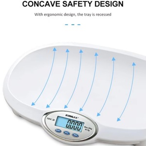 Baby <b>Scale</b> Hp 20s White Rectangle With <b>Scale</b> Tray For Infant Height And <b>Weight</b> Measurement Battery Powered - Product Image 4