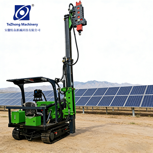 Pile driver sur chenilles haute puissance TZmachinery TZ585 52KW |   Pompe/Moteur pour <span class=keywords><strong>pieux</strong></span> de forage à couple élevé, profondeur de forage 4,0 m, diamètre 50-300 mm - Product Image 2