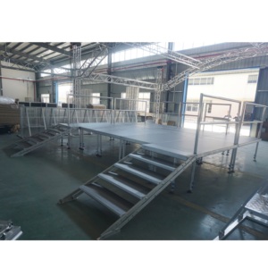 Escenario de Iluminación Portátil para Conciertos al Aire Libre, Diseño Ligero de Aluminio, Fácil de Montar y Desmontar, No Requiere Electricidad - Product Image 1