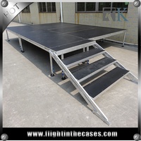 Plate-forme d'étape portative de certification de qualité de RK avec la jambe d'étape réglable de taille pour l'événement