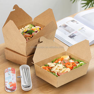 Piccolo scaldino scaldante per riscaldamento monouso pacchetto di riscaldamento porta via pranzo scatola self-service fast food scatola di carta - Product Image 5