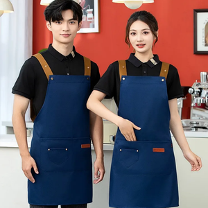 Tablier de cuisine personnalisé pour la cuisson, le barbecue, le chef, imprimé et brodé, adapté aux serveurs dans les salons de thé et les cafés - Product Image 1