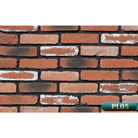 Revêtement mural en faux briques de béton BERICH CC33, briques cultivées de 20 mm d'épaisseur, briques d'extérieur pour la vente en gros