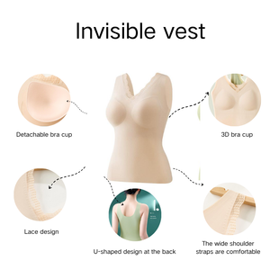 Soutien-gorge de <span class=keywords><strong>yoga</strong></span> sans couture pour femme, haut de qualité, sans fil, respirant, avec maintien 3D, bord en dentelle, confort personnalisé, hautement élastique - Product Image 4