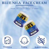 Produits de soin de la peau biologiques en marque privée, 100% naturels, crème pour le visage à la vitamine E, crème éclaircissante Nila pour peaux foncées