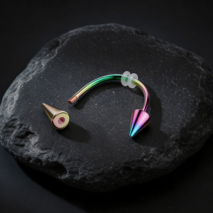 <span class=keywords><strong>Piercing</strong></span> de Labio Superior de Acero Inoxidable 316L de Alta Calidad con Micro Inserto, Joyería para <span class=keywords><strong>Frenillo</strong></span>, <span class=keywords><strong>Piercing</strong></span> de Cara Sonriente - Product Image 6