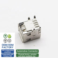 Échantillon Gratuit - Prise USB Femelle SMD Double Niveau à Angle Droit 4P