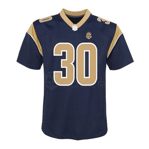 Custom Design Men's American Football Jersey 100% Polyester Breathable Plus Size Quick Dry Custom Colors Team Names Wholesale - Product Image 2