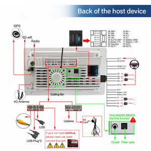 10 "Android 2DIN đài phát thanh xe 8Core 6 + 128GB FM Transmitter xe Stereo MP5 DVD Player với quạt làm mát IPS màn hình GPS - Product Image 2