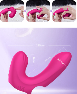 BESTMOON OEM Vibrador de Dedo Rosa para Mujer, 10 Velocidades, Silicona, Juguete Sexual para Posiciones, Masajeador Erótico para Hombres - Product Image 2