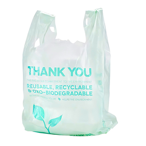 Bolsas de Compras Compostables de Alta Calidad Hechas con Material PLA+PBAT+Almidón de Maíz - Product Image 1