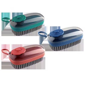 Cepillo de Limpieza de Plástico con Dispensador de Líquido para Ropa, Zapatos, Cocina y Platos - Product Image 5