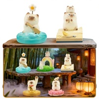 Boîte Mystère de Figurines de Collection Personnalisables en Résine Écologique pour Téléphone Portable, Modèle Chat, Vente en Gros