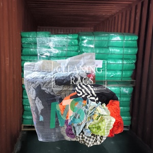 ผ้าเช็ดทำความสะอาดทำจากผ้าฝ้ายรีไซเคิลผสมคุณภาพสูง ผ้าฝ้ายตัดเย็บสำหรับทำความสะอาด - Product Image 1