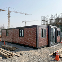 Prix fabricant Maison préfabriquée de luxe extensible en conteneur 20 pieds 40 pieds 2 3 4 chambres Tiny Home Prête à l'expédition Structure en acier Utilisation commerciale