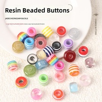 Perles acryliques en forme de donut 12 mm à grand trou, rayées, pour la confection de bijoux DIY, les loisirs créatifs pour enfants, vente en gros en vrac, faible MOQ direct usine