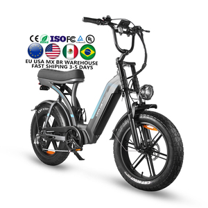 Bicicleta Eléctrica de Ciudad 1000W 48V 16.7Ah Desde Almacén en Brasil, Rueda de 20 Pulgadas, Envío Gratis, Ebike para Montaña y Playa - Product Image 3