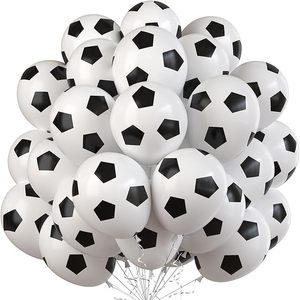 Palloncini Stampati con Zampe di Cane, Mucca e Pallone da Calcio, Palloncini in Lattice Carini a Tema Cane e Mucca per Feste dei Bambini, Decorazioni di <span class=keywords><strong>Compleanno</strong></span> a Tema <span class=keywords><strong>Fattoria</strong></span> in Bianco e Nero - Product Image 5