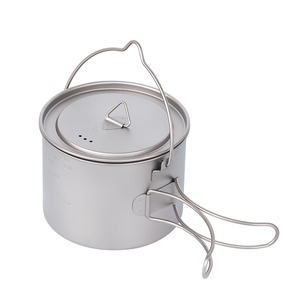 <span class=keywords><strong>Olla</strong></span> de Titanio TOMSHOO Modelo Y18727-2 750ml/900ml/1100ml/1600ml/2000ml/2800ml Ultraligera con Tapa Colgante y Asa Plegable para Camping - Product Image 2