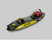 Planche de surf à moteur promotionnelle jaune et rouge avec double fixation, 8000 tr/min, finition brillante, fournisseur de motomarines