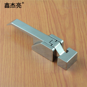 มือจับประตูสแตนเลส 304 แบบล็อคเดี่ยว ดีไซน์อุตสาหกรรม ติดตั้งง่าย - Product Image 2