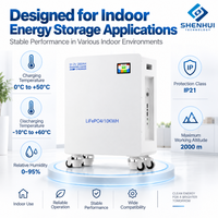 Batterie de stockage d'énergie résidentielle 10,24 kWh LiFePO4 51,2 V 200 Ah avec connexion parallèle extensible