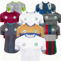 Maillot de football de club d'été respirant de haute qualité, tenue de football mexicaine, t-shirt personnalisé avec logo, 100 % polyester, séchage rapide