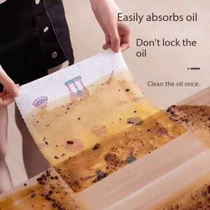 レイジーラグ キッチンペーパータオル-エコフレンドリー使い捨てクリーニングクロス 乾湿両用 糸くずが出ないバージンウッド - Product Image 4