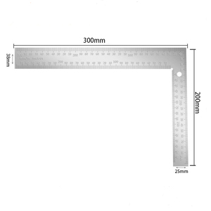 Thép không gỉ vuông 90 độ đa chức năng chế biến gỗ vuông Cai Trị 500mm lần lượt cai trị bán buôn - Product Image 3