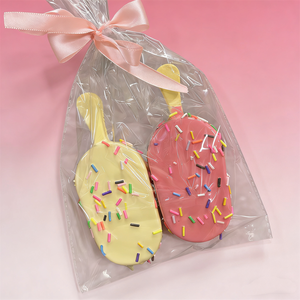 2pcs Set Eco-Friendly Foam Technique Pink Vanilla Chocolate Dipped Ice for Hard Material Simulation Dessert Models Decoration - Product Image 5