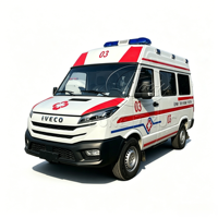 Ambulancias Diésel Nuevas 4x2/4x4 con UCI, Aislamiento de Presión Negativa, Vehículo Médico de Emergencia Totalmente Equipado con Ventilador