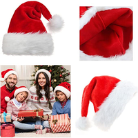 Chapeau de Noël unisexe de luxe en polyester 100 % personnalisé avec boucle métallique, tissu courant pour toutes les saisons, idéal pour les fêtes décontractées