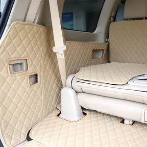 Factory Price High Quality 5d PVC Leather Custom Rear Door Car Tailgate Trunk Floor Mats For Land Cruiser Accessories