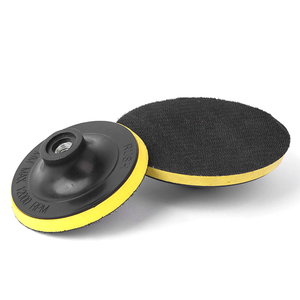 Auto Detail lierung Zubehör Klett verschluss Pad Schleif mittel Flexible rotierende Trägerplatte Polieren - Product Image 4
