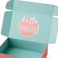 Boîte d'expédition pliable personnalisée de qualité alimentaire, avec logo personnalisé, pour emballage de pâtisserie, de snacks et de cadeaux.