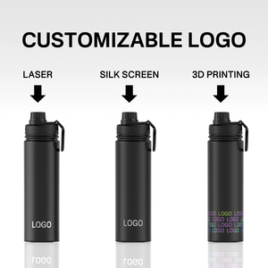 Botella de Agua Térmica de Acero Inoxidable de Doble Pared con Logotipo Personalizado de 24oz 32oz - Product Image 6