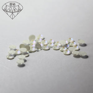 ASFA316 Cristaux de verre gris clair brillant à 12 facettes, strass thermocollants durables pour la décoration DIY, vêtements faits à la main - Product Image 3