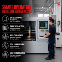 Équipement de découpe laser à fibre entièrement fermé, épaisseur de coupe de 30 mm, machine laser industrielle pour la découpe de métal, de plastique et de contreplaqué