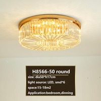 Luminaire suspendu en cristal simple pour îlot de cuisine, plafond, luminaire suspendu moderne pour salon, luxe, élégant, rond, petit luminaire suspendu en cristal
