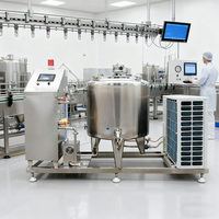 Réservoir refroidisseur de pasteurisateur de lait 150L 200L 300L 500L