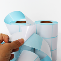 Étiquettes d'expédition adhésives thermiques directes personnalisées par le fabricant, imperméables et résistantes à l'huile, 4*6 pouces, 500 pièces/rouleau pour imprimantes thermiques