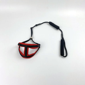 Manufacturer's adjustable nylon clip chest <b>harness</b> leash for dogs that won't choke you. - Product Image 3